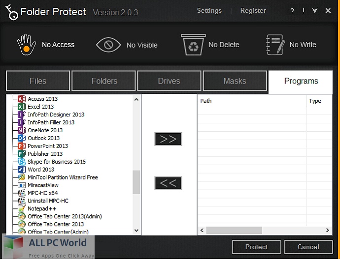Folder Protect 2 for Free Download