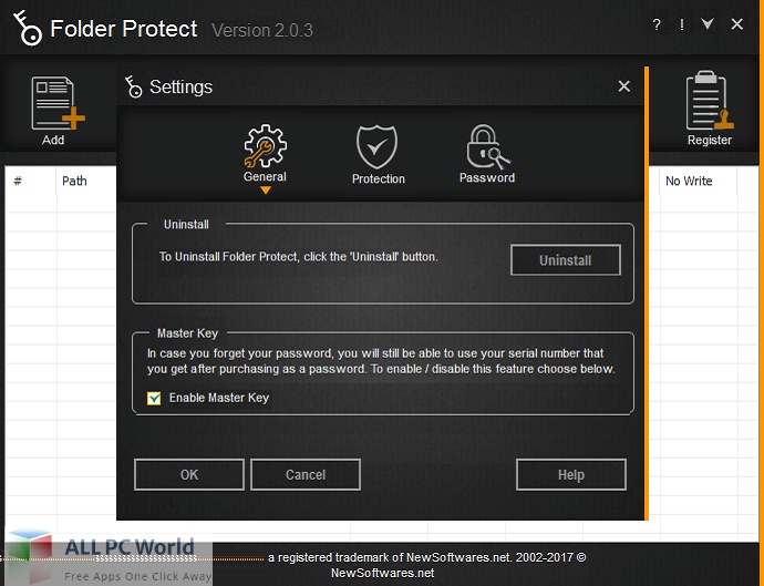 Folder Protect for Free Download