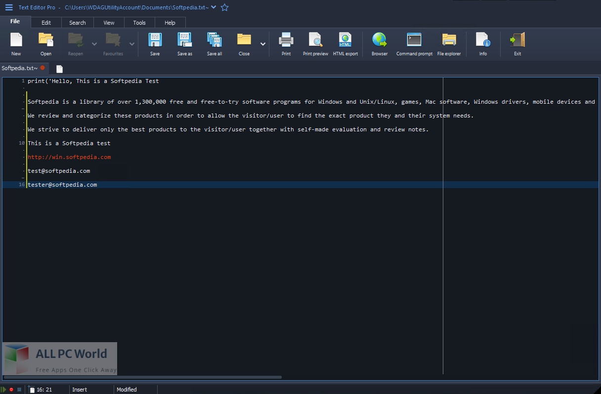 Text Editor Pro 17 Free Download