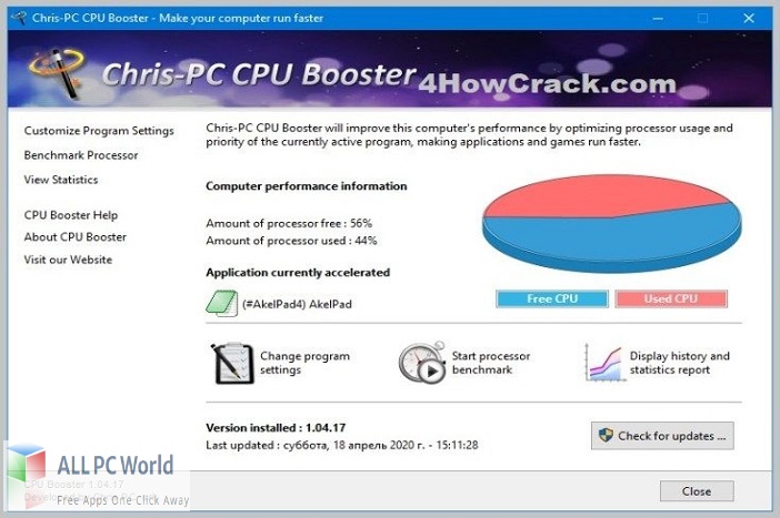 ChrisPC CPU Booster for Download.png Free