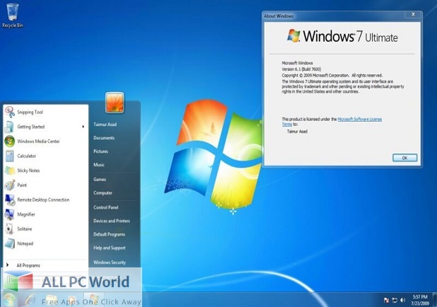 Windows 7 SP1 Ultimate With Office Pro Plus 2019 July Free Download (1)