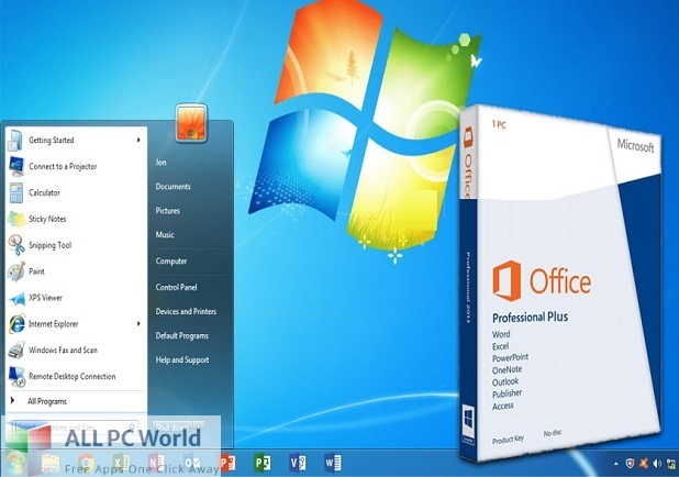 Windows 7 SP1 Ultimate With Office Pro Plus 2019 July for Free Download (1)
