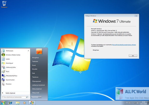 Windows 7 Ultimate SP1 for Free Download