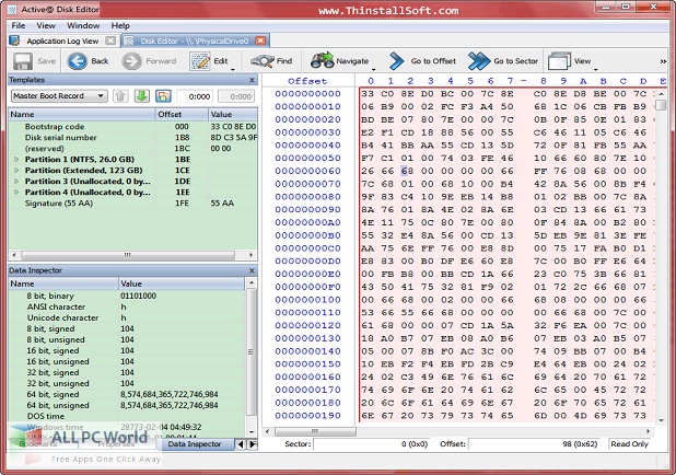 Active Disk Editor for Free Download