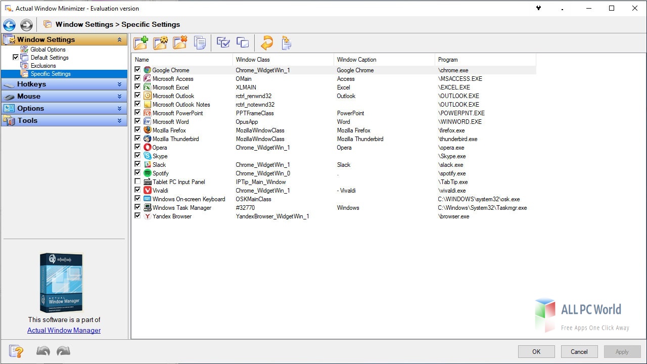 Actual Window Minimizer for Free Download
