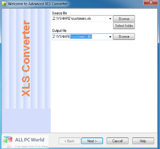 Advanced XLS Converter for Free Download