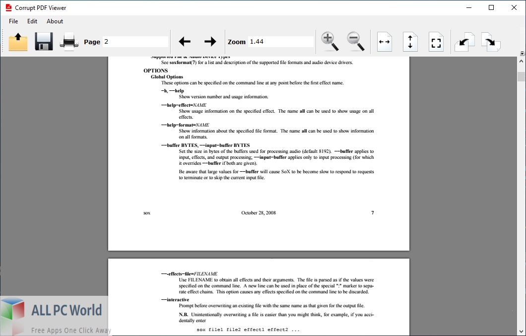 Corrupt PDF Viewer Free Download