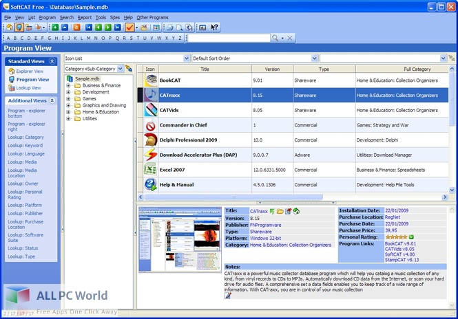 FNProgramvare SoftCAT for Free Download
