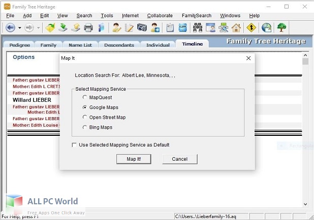 Family Tree Heritage Gold 16 Free Download