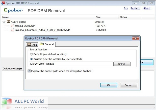 PDF ePub DRM Removal 4 Free Download