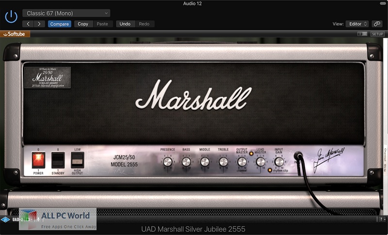 Softube Marshall Silver Jubilee 2555 for Free Download