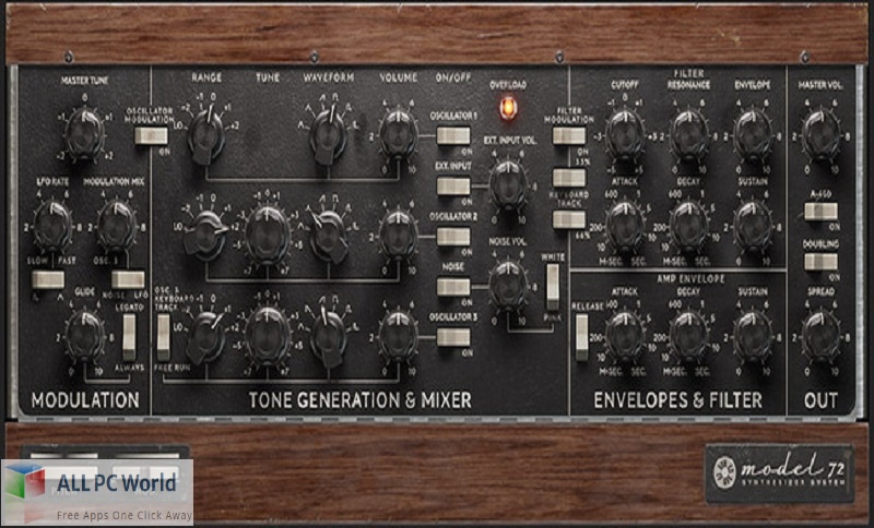 Softube Model 72 Synthesizer System Free Download