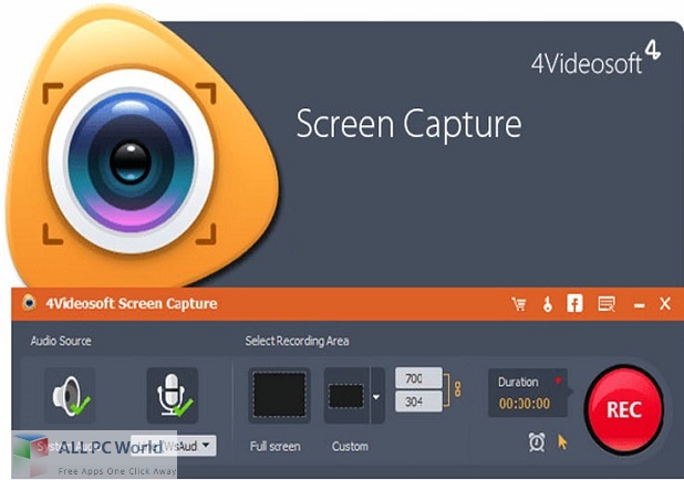 4Videosoft Screen Capture Free Download