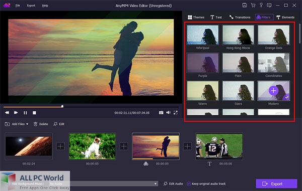AnyMP4 Video Editor for Free Download