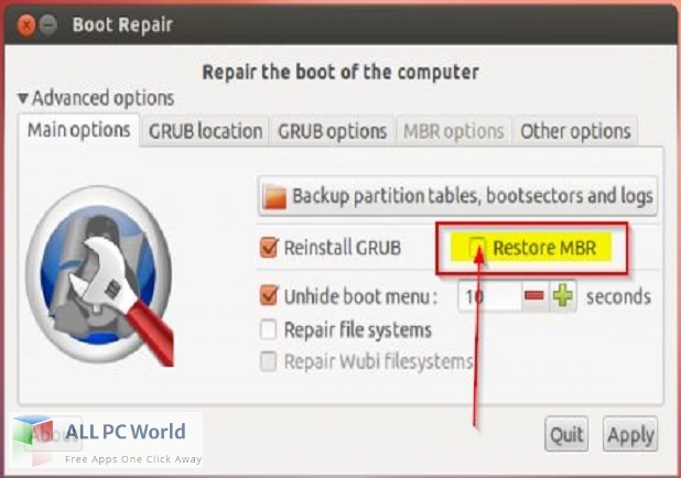 Boot-Repair-Disk Free Download