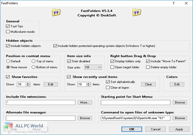 DeskSoft FastFolders Free Download