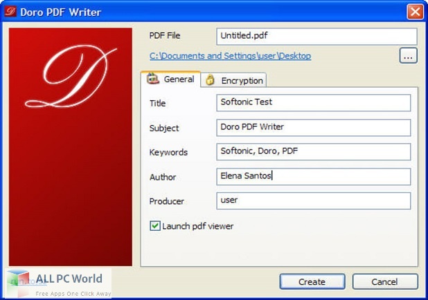 Doro PDF Writer for Free Download