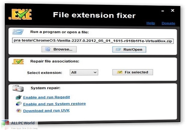 File Extension Fixer for Free Download