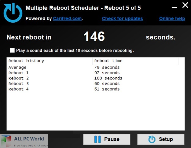 Multiple Reboot Scheduler Free Download