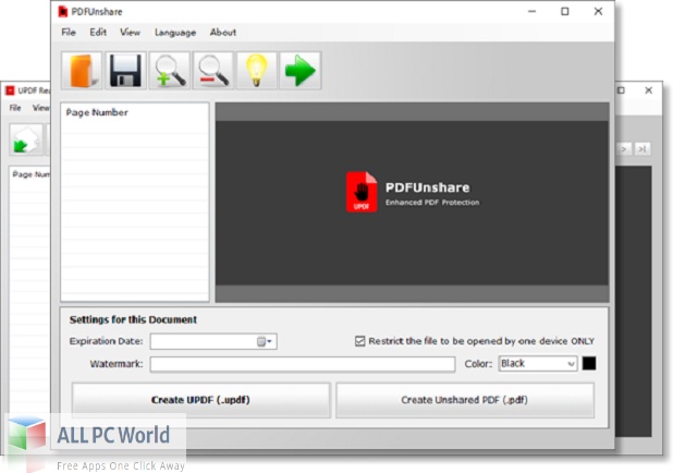 PDF Unsharer Pro for Free Download