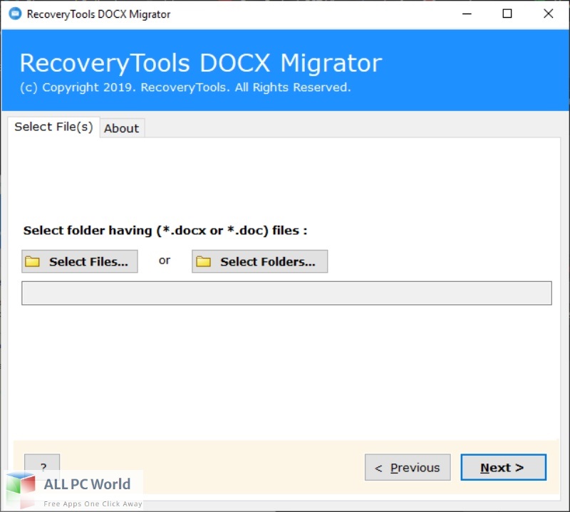 RecoveryTools DOCX Migrator 3 for Free Download