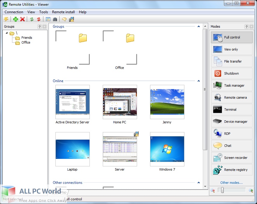Remote Utilities Viewer for Free Download