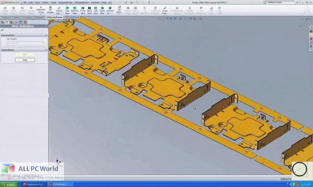 3DQuickPress for SolidWorks Free Download