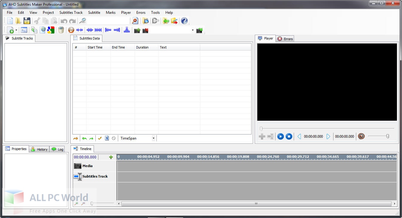 AHD Subtitles Maker Professional 5 Free Download
