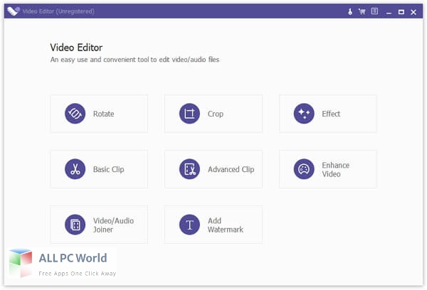 Apeaksoft Video Editor for Free Download