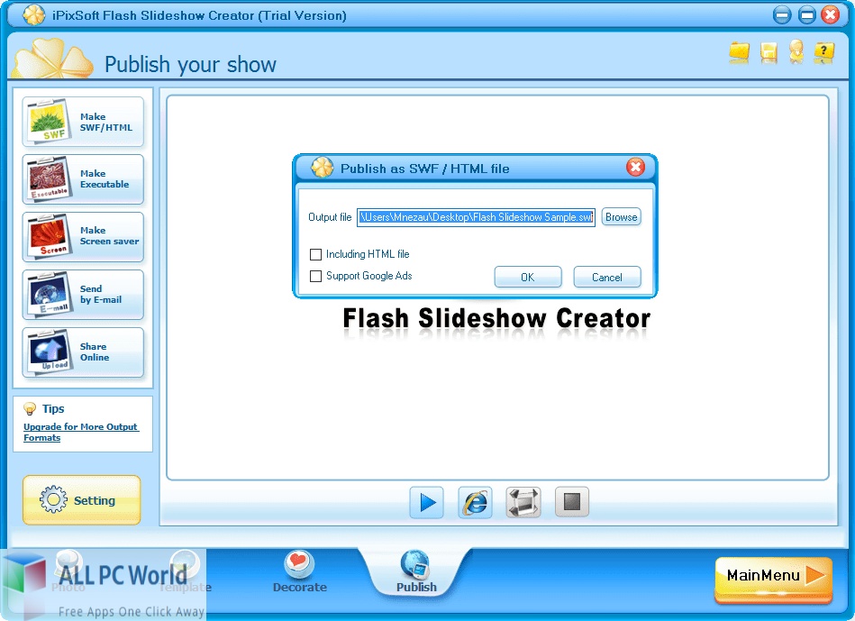IPixSoft Flash Slideshow Creator 6 Free Download