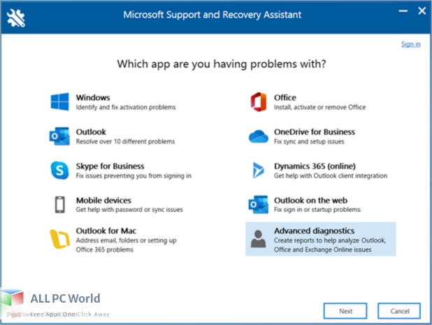 Microsoft Support and Recovery Assistant for Free Download