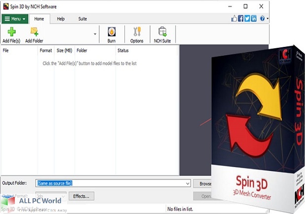 NCH Spin 3D Plus 4 Free Download