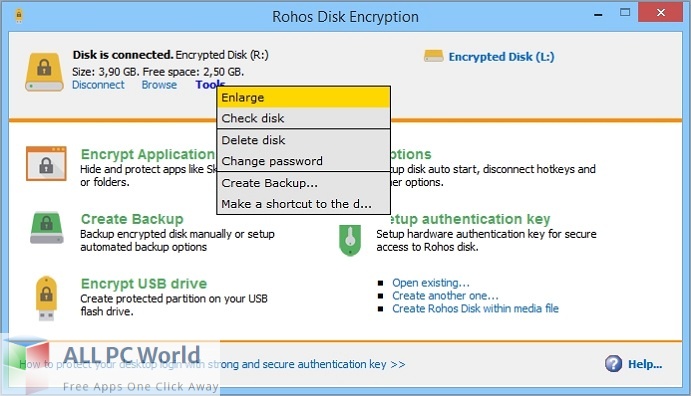 Rohos Disk Encryption for Free Download
