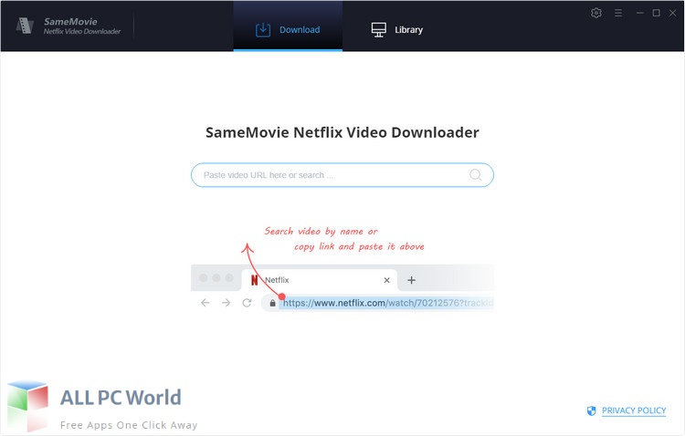 SameMovie Netflix Video Downloader Free Download