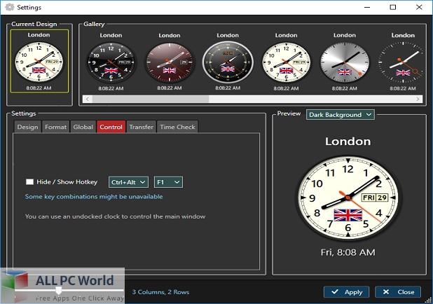Sharp World Clock for Free Download