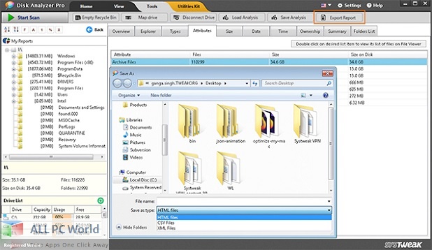 SysTweak Disk Analyzer Pro Download Free