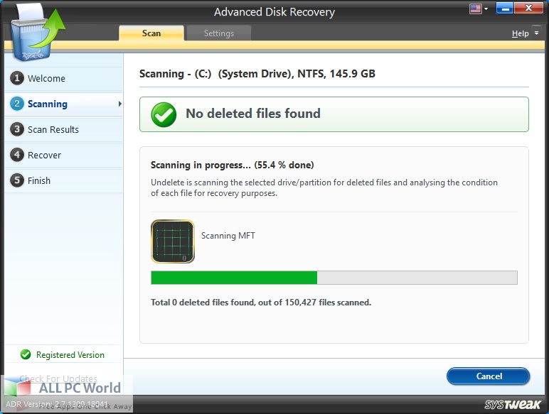 Systweak Advanced Disk Recovery Free Download