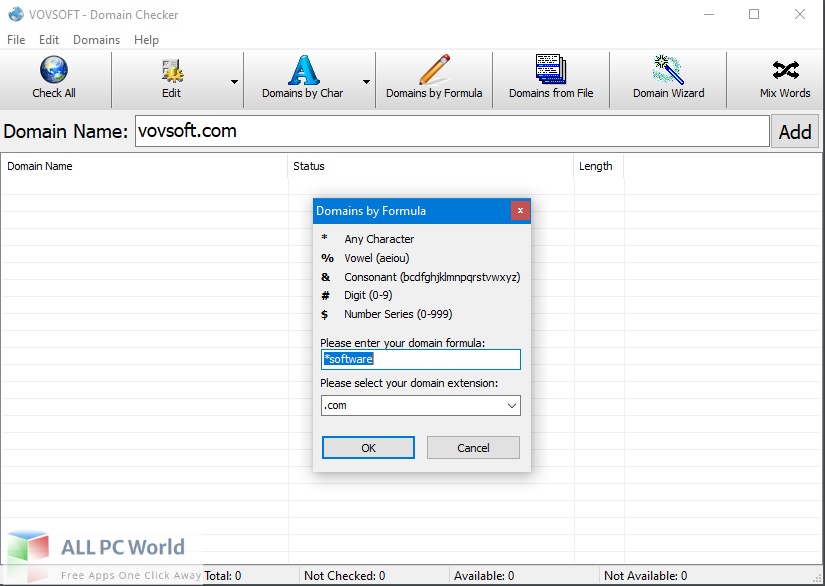 VovSoft Domain Checker for Free Download