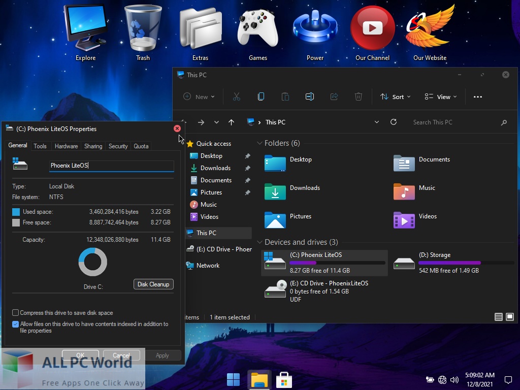 Windows 11 Pro Phoenix Gamer Lite Download Free