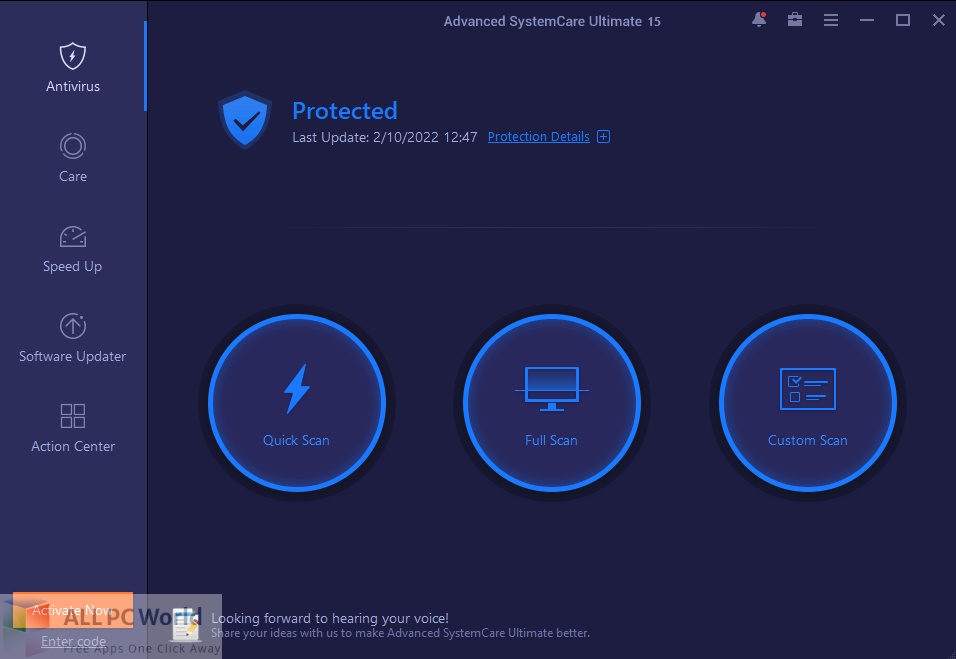 Advanced SystemCare Ultimate 15 Free Download