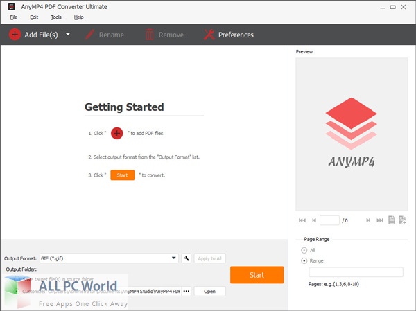 AnyMP4 PDF Converter Ultimate 3 Free Download