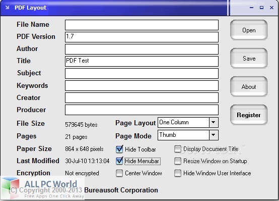 Bureausoft PDF Layout Pro 3 for Free Download