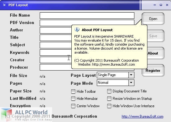 Bureausoft PDF Layout Pro Free Download