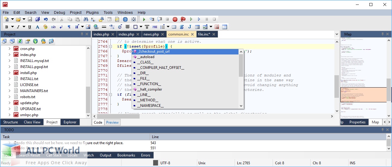 CodeLobster IDE Professional 2.4 for windows download free