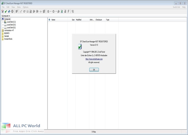 EF CheckSum Manager 2022 Free Download