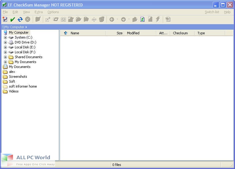 EF CheckSum Manager for Free Download
