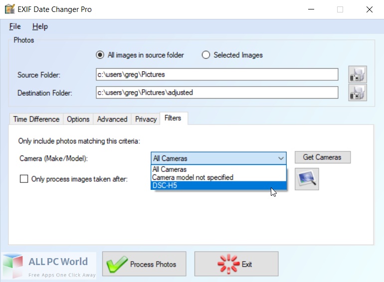 EXIF DATE CHANGER PRO for Free Download