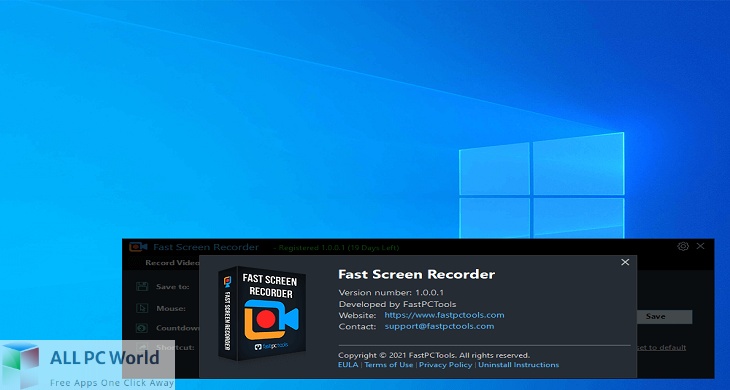 Fast Screen Recorder for Free Download