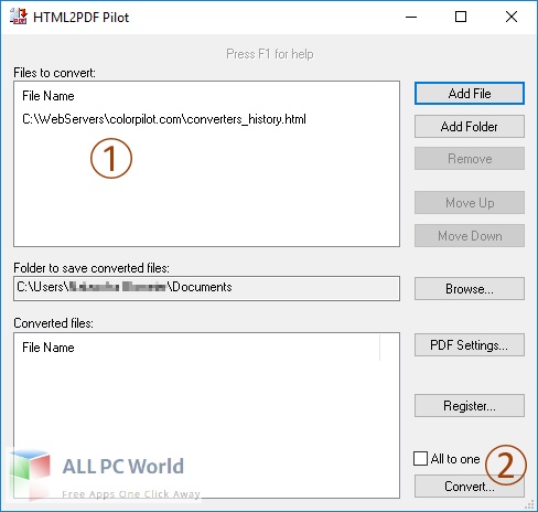 HTML2PDF Pilot for Free Download