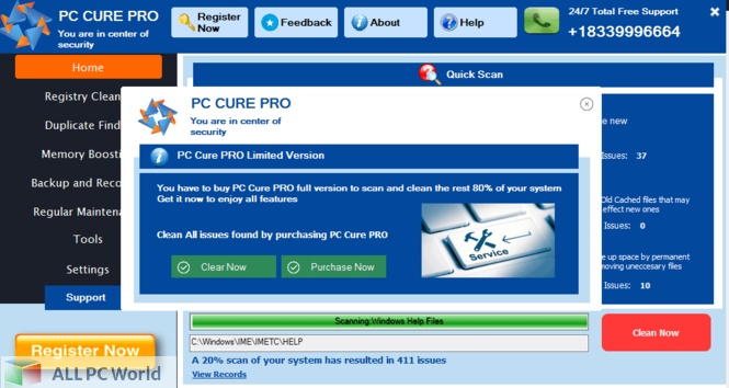 PC Cure Pro for Free Download
